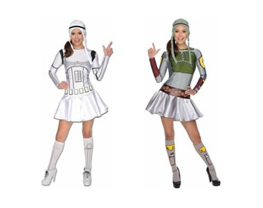 Rubies Ladies Stormtrooper and Boba Fett dresses from JediRobeAmerica